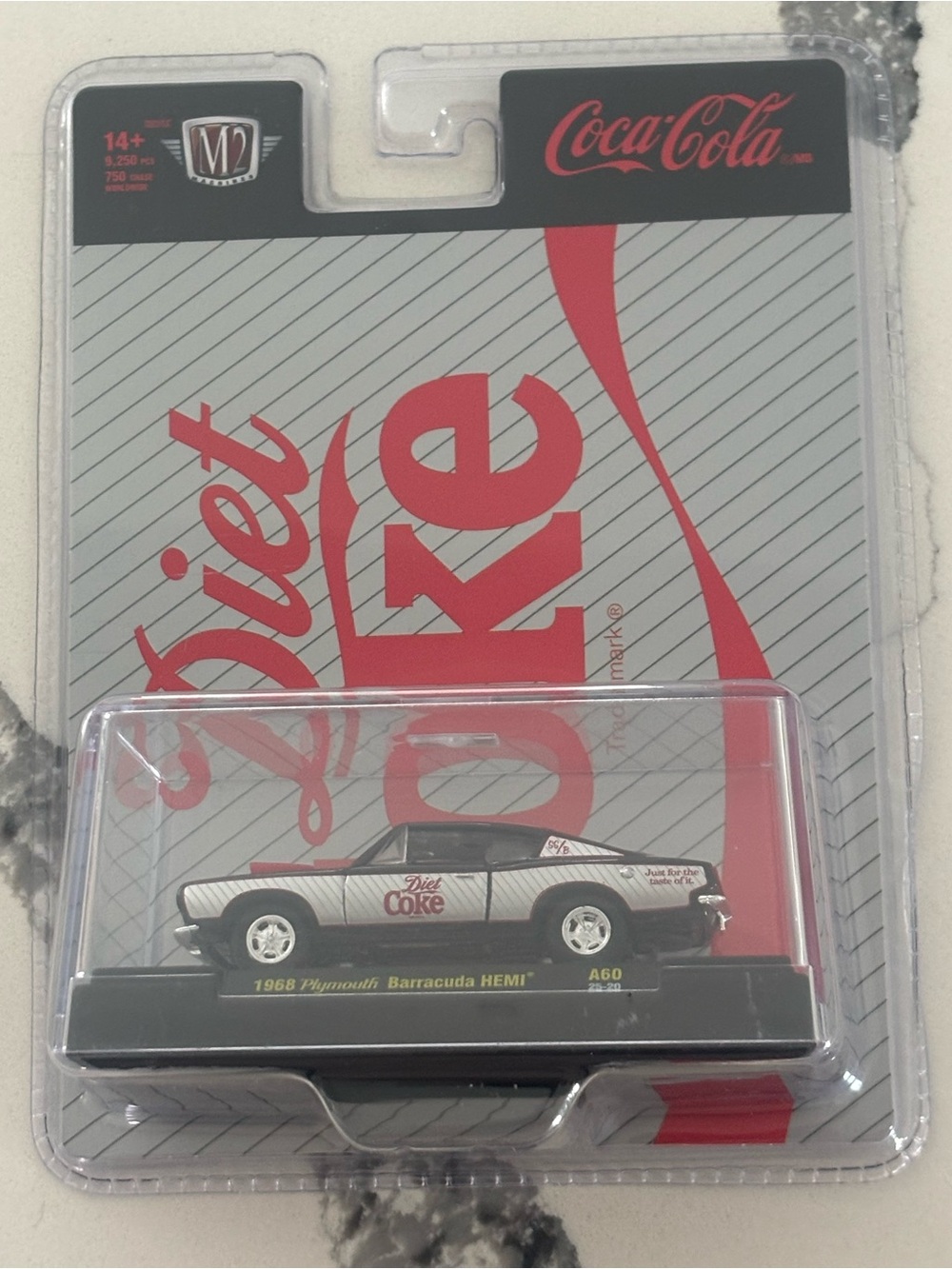 M2 machines Diet Coke 1968 Plymouth barracuda new
